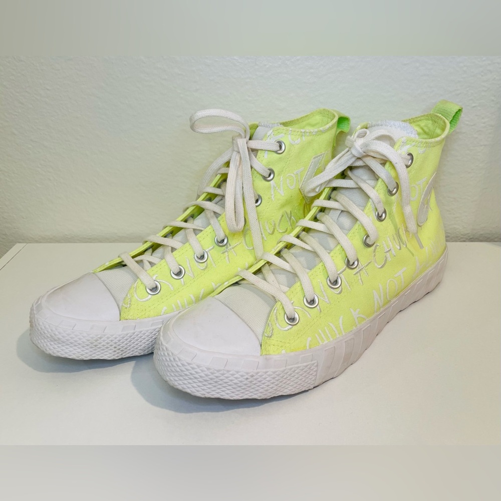 Converse Unt1tl3d Not A Chuck All Star Hi Top Men Casual‎ Sneakers Size 10